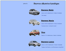 Tablet Screenshot of daewoo.prokee.hu